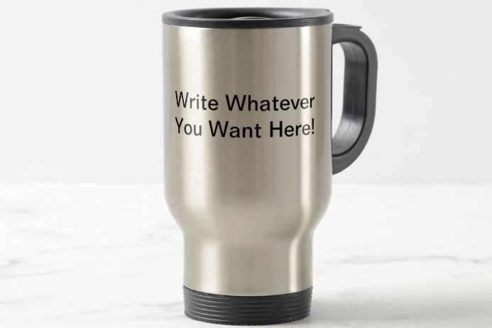 How to personailze your travel mug