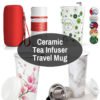 Porcelain Tea Strainer Travel Mug