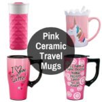 Pink Porcelain To Go Tumblers