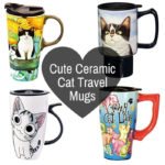 Cute Cats On Ceramic Travel Mugs